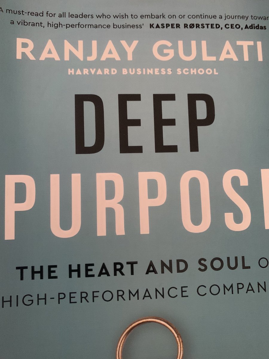 Leaders must make rational, economic decisions, .. the technical or operational side of business. But they must also attend to meaning, values, purpose - the 'poetry'of business. ⁦@RanjayGulati⁩