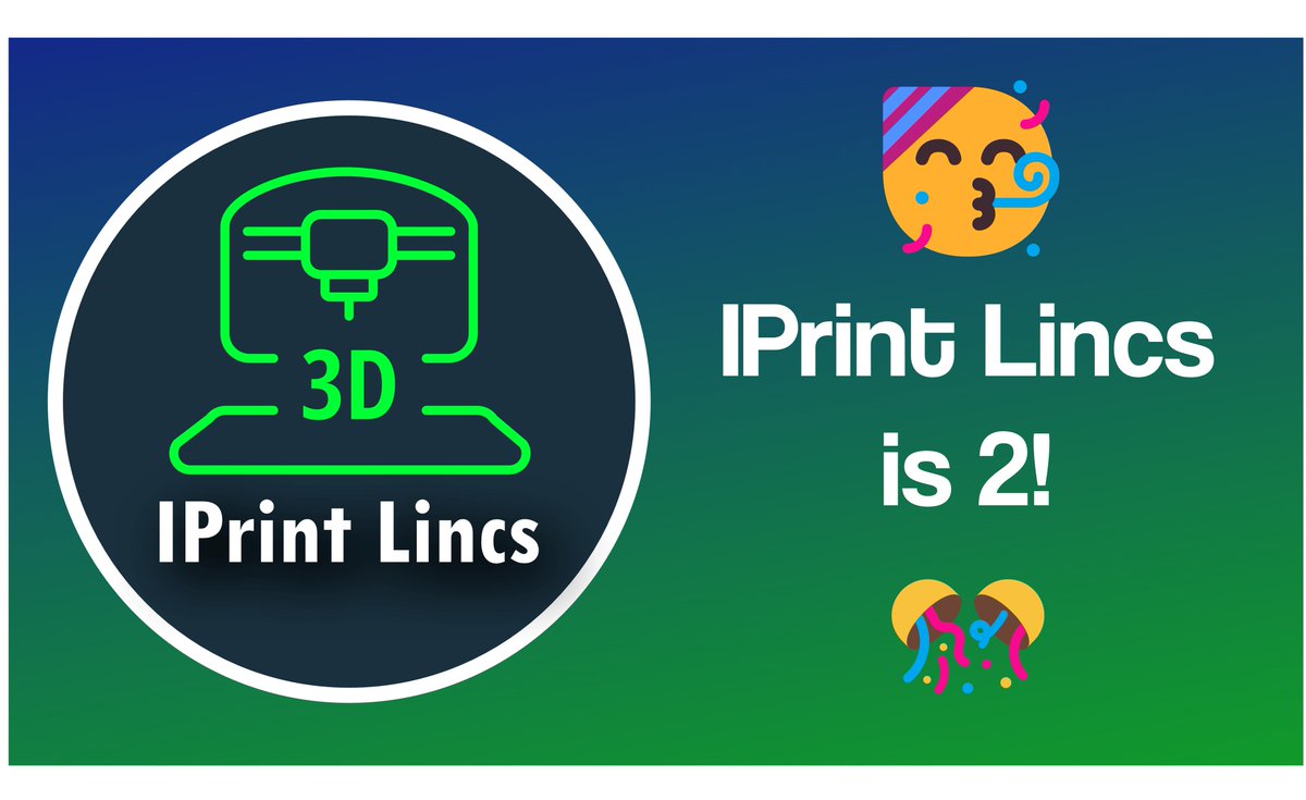 IprintLincs's tweet photo. Another busy year has flown by! 😃
#3dprint #3dprinting #3dprintingservice #3ddesign #3ddesignservice #birthday #two #thankyou #logo #newgradient #lincoln #lincolnshire https://t.co/aOPXhFAC1C