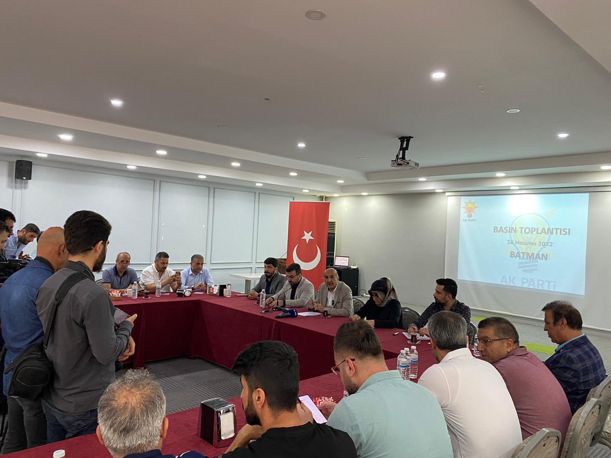 ✅Batman’da Yerel ve Ulusal Basın temsilcileri ile bir araya gelerek;

✅Ak Parti iktidarında ilimize yapılan yatırımların yanısıra devam eden projelerimiz ve gündeme ilişkin değerlendirmelerde bulunduk. <a href="/Akparti/">AK Parti</a> #Batman