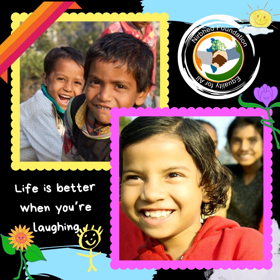 Life is better when you are laughing...
#nirbhedfoundation #happiness #laugh #energize #LifeWins #stressrelief #sunday #sundayvibes #sundayfunday #charities #ngoindia  #ngo  #mybodymychoice