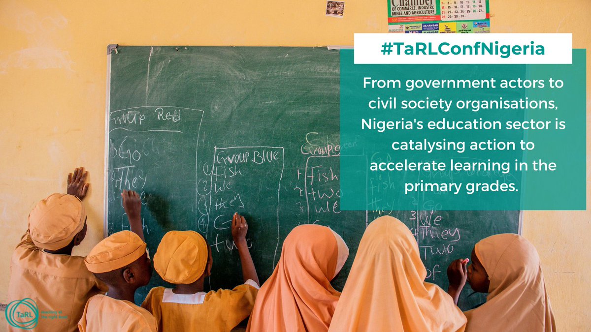 TaRL_Africa's tweet photo. Want to learn how actors catalyse action on foundational skills in Nigeria? 

From 27-28 Jun, diverse voices from Nigeria’s education system will share insights &amp; practical experiences with #AcceleratedLearning at the TaRL National Conference.

Follow #TaRLConfNigeria for more! https://t.co/KK9ft2ZPMu