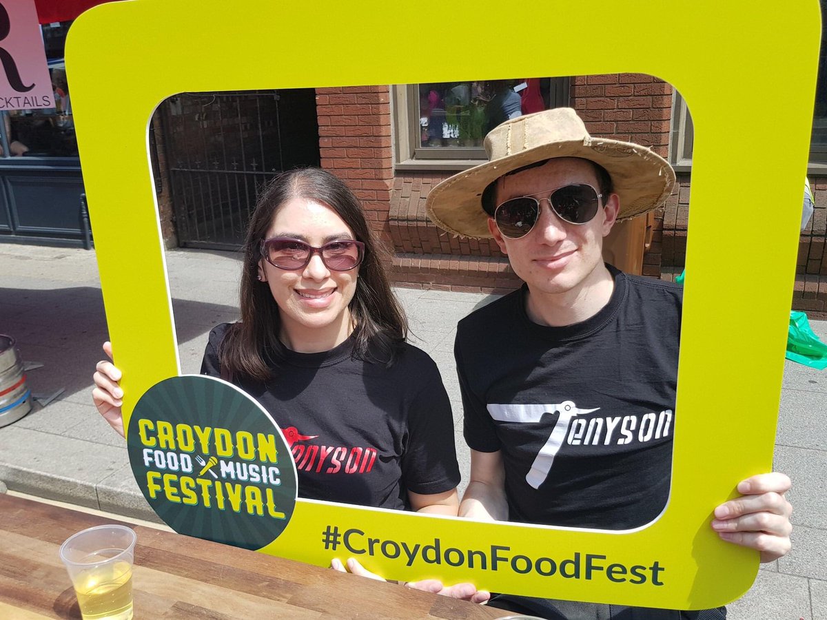 We are ready for <a href="/CroydonFoodFest/">Croydon Food & Music Festival</a> so look out for us in our <a href="/tenysonmusic/">Tenyson</a> T-shirts! Who else is coming along? Let us know in the comments if you are going and who you are excited to see. #Croydon
