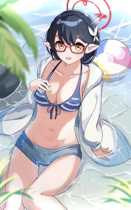 水着アヤネ🏖
#ブルアカ #ブルーアーカイブ 