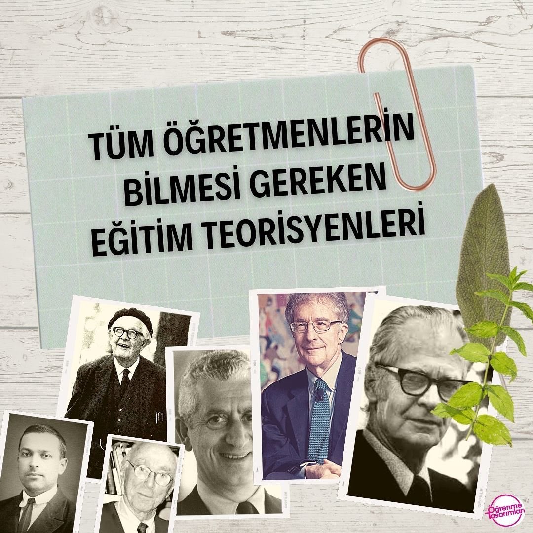 ogrenmet's tweet photo. Tüm Öğretmenlerin Bilmesi Gereken Eğitim Teorisyenleri ⭐️ https://t.co/tK3LEYVQje