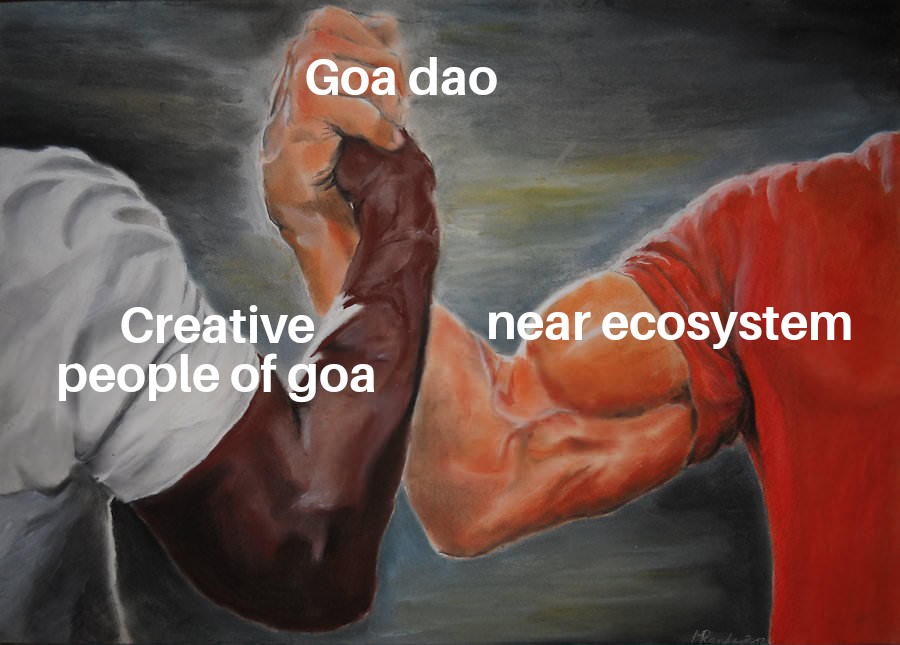 THENERDYBOY071's tweet photo. @Near_mem @GoaNEARopenweb @GoaNEARopenweb
@NEARProtocol #NEAR
@NearMemeDaily
#GoaNEAR #GoaDAO
#NEARmemedaily
#NEARmemedailyRussia https://t.co/5NwR73wkrt