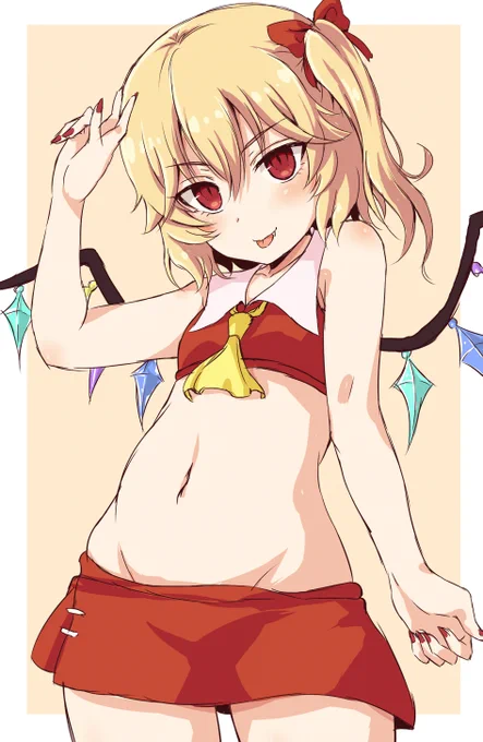 クールビズなフランちゃん
#東方Project 