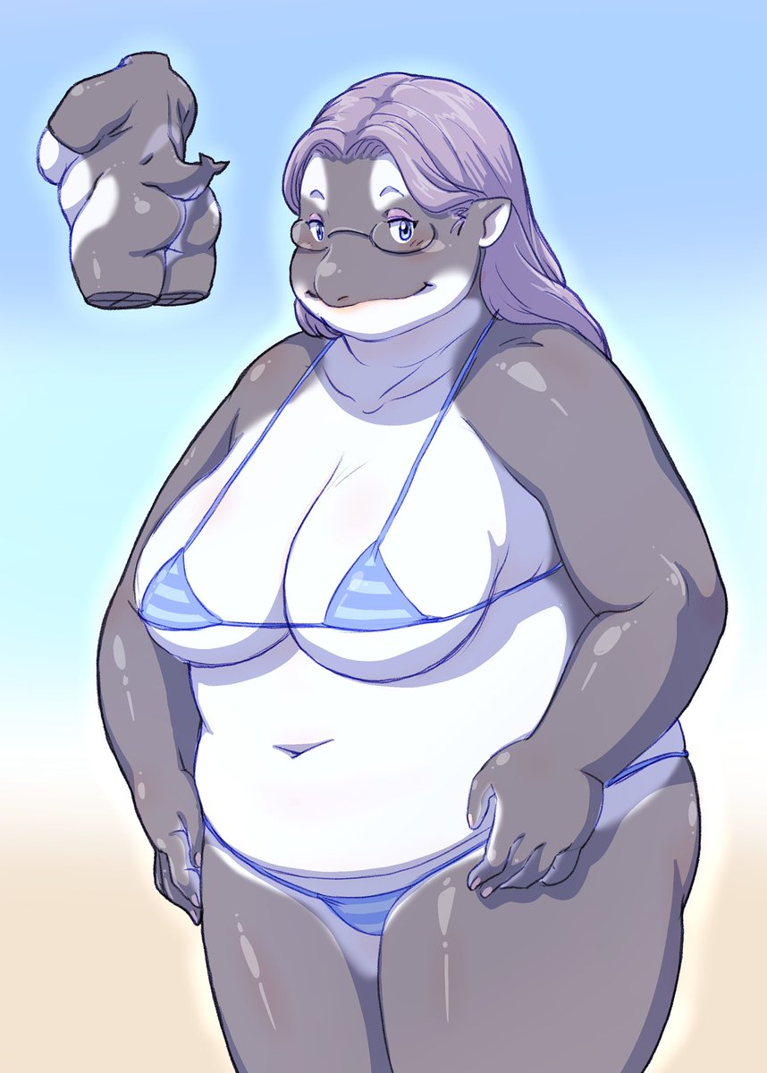 海洋系種族の練習作……🐬 