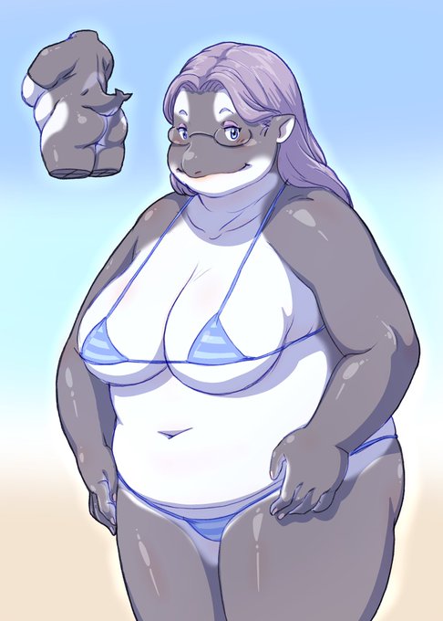 海洋系種族の練習作……🐬 