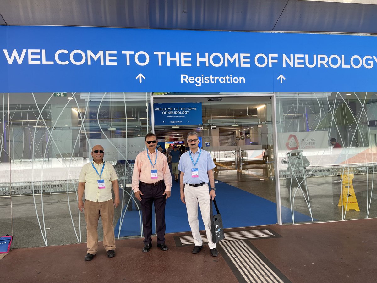 Nice to be back in person and meeting colleagues across the globe #EAN Vienna with Shahid Kausar