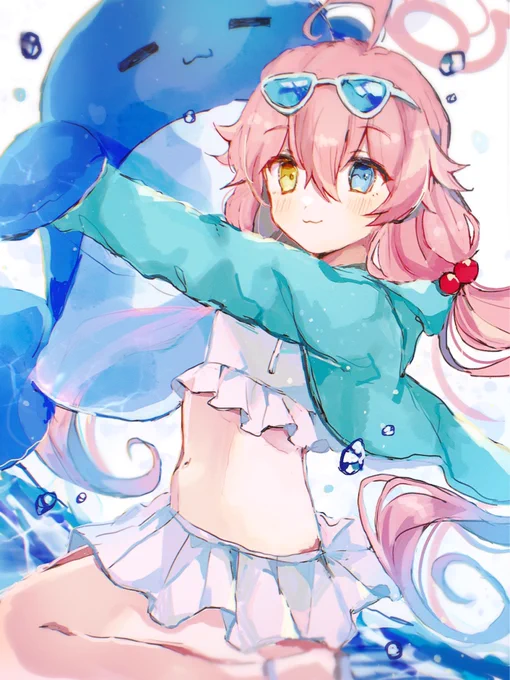 水着ホシノ実装祈願… #ブルアカ 