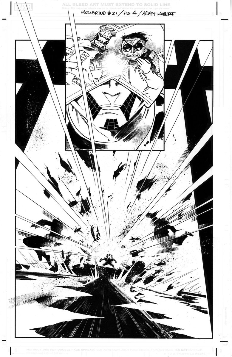 AdamKubert's tweet photo. Process: Wolverine #22, page 4.
.
Colors: @frankmartinbox🎨
#NarrativeArt #SequentialArt #Process #TheOneClub #TheOneClubForCreativity #AdamKubert #Marvelcomics #Marvel #Storytelling #Comicbook #ComicbookArt #Creative https://t.co/1it8qrwTJ1