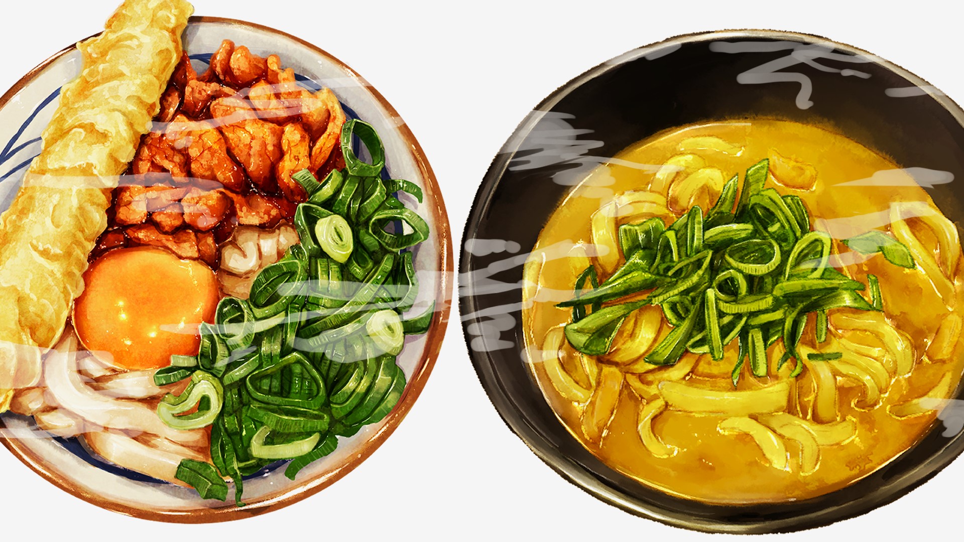 兼子良 暑いけど うどん イラスト T Co Yj0azaychb Twitter