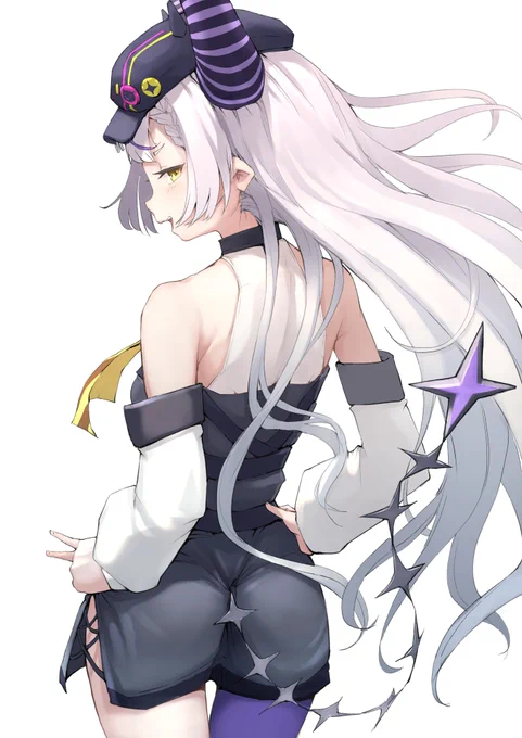 3Dライブ、新衣装、色々経験して余裕な表情の未来のJKラプ様🛸💜   High School Girl Laplus🛸💜

※タグが反応しませんが#laplus_artdesuです😌 