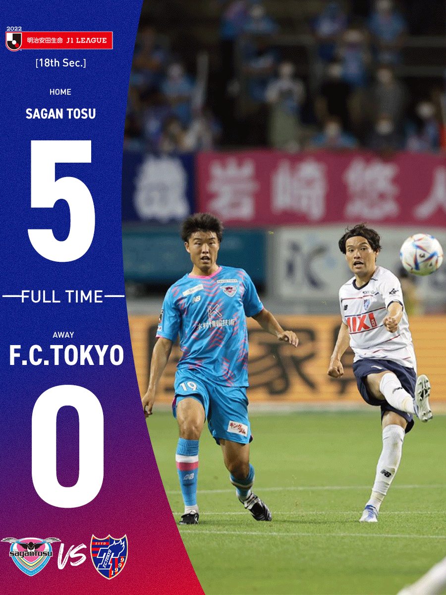 Fc東京 公式 8 27 A 柏戦 Lifewithfctokyo Fulltime Tokyotosu 22明治安田生命j1リーグ第18節 サガン鳥栖 5 0 Fc東京 意地見せられず Fctokyo Tokyo T Co Rsvglzbn0n Twitter