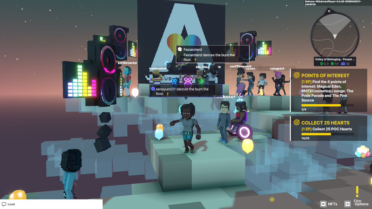 senayumii's tweet photo. @TheSandboxGame @People0fCrypto I just participated in the #BelongingWeek contest for a chance to win a People of Crypto Avatar! Check out my screenshot below!
👇
FOUND THE DANCE FLOOR https://t.co/T3kHal8TOL