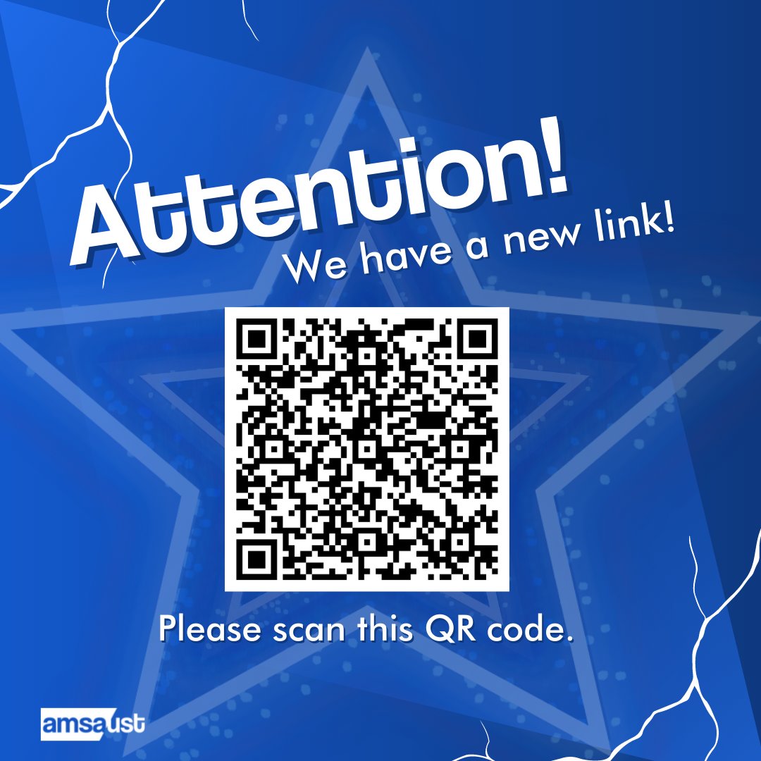 amsaustofficial's tweet photo. ⚠️ATTENTION⚠️
We have a new link for registrations! Due to technical difficulties, there is a new link for you to submit your DO applications!
Thank you very much for your continued patronage!
Apply now!
https://t.co/Nby4Ay6VJI🔗
#AMSAmazing
#AMSAUST
#AMSAUST2223
#DOSearch2022 https://t.co/Q1te4hExNK