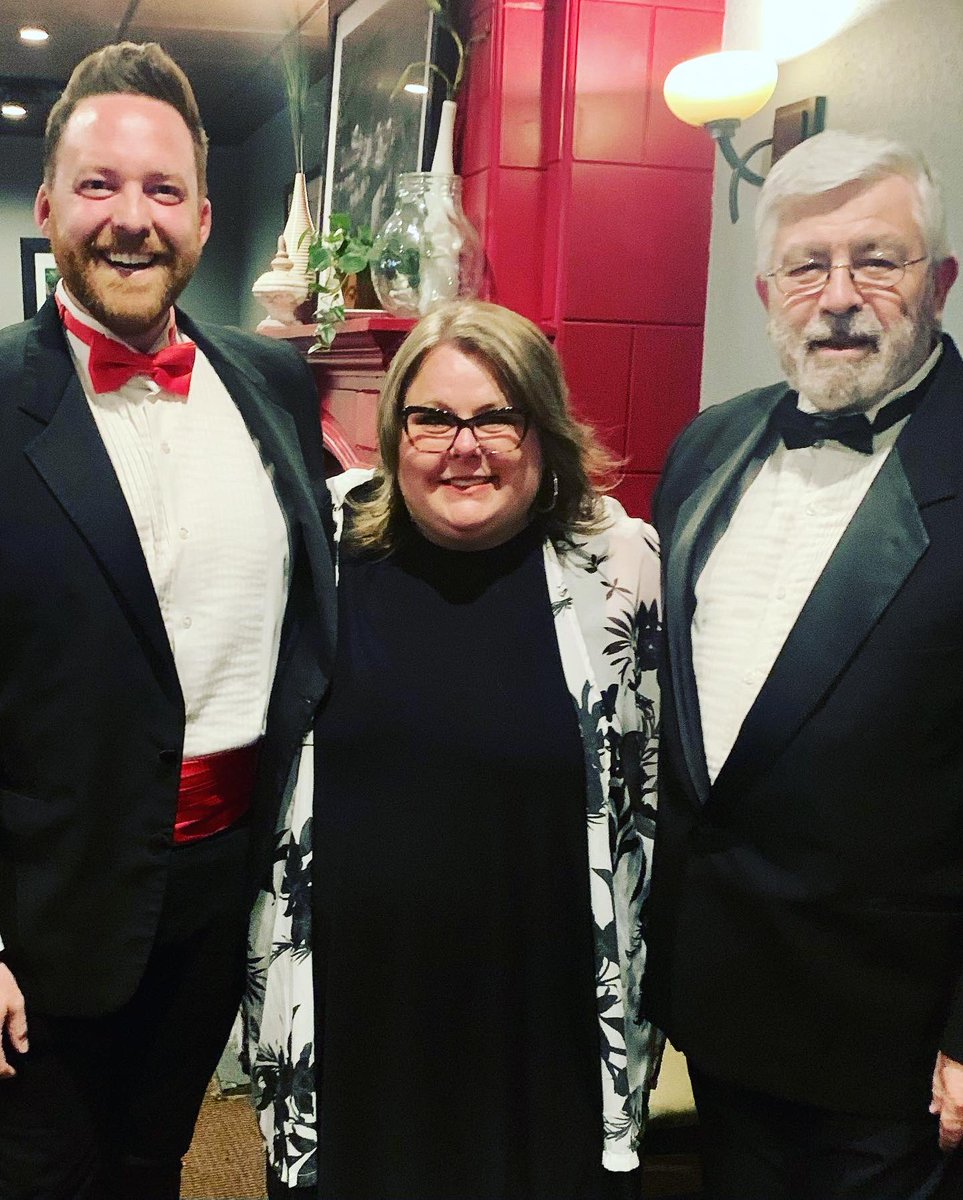 OutForCoffeeML's tweet photo. Mike, Laurie, &amp; Tech Wizard Rob set down their coffee cups and go “out for cocktails” at the AGM for @theatrewdsk  #outforcoffeewithmikeandlaurie #podcast #nightout #wdskont #cityofwoodstock #downtownwoodstock #communitytheatre #community #oxfordcountyontario https://t.co/KFvZmYf8mI