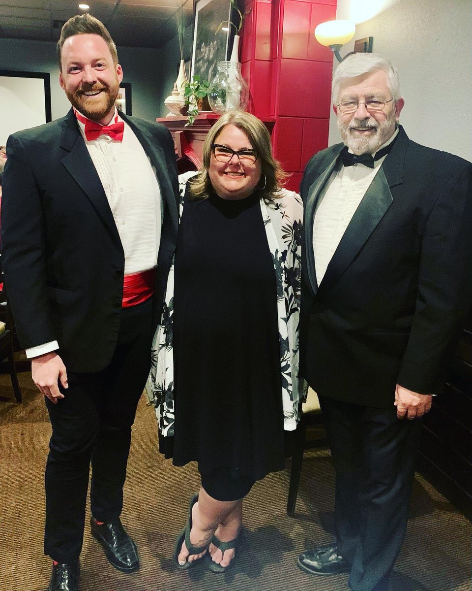 OutForCoffeeML's tweet photo. Mike, Laurie, &amp; Tech Wizard Rob set down their coffee cups and go “out for cocktails” at the AGM for @theatrewdsk  #outforcoffeewithmikeandlaurie #podcast #nightout #wdskont #cityofwoodstock #downtownwoodstock #communitytheatre #community #oxfordcountyontario https://t.co/KFvZmYf8mI