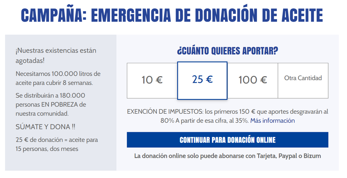 COFMadrid's tweet photo. ¿Nos ayudas?  En @bancoalimadrid necesitan suministrar 100.000 litros para cubrir las necesidades de 180.000 personas durante 8 semanas en @ComunidadMadrid 
Puedes donar aquí y compartirlo 💚👉 https://t.co/eb8MH20KOd
#EmergenciaAceiteBAM https://t.co/sas8juvr7x