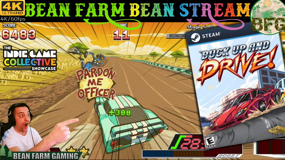 BeanFarmGaming1's tweet photo. Buck Up and Drive! Showcase (STEAM) restream [VoD]
#buckupanddrive #FontesRanter #igcshowcase 
Let's play look at graphics, achievements and gameplay. 
✨thanks: @FontesRanter @igcshowcase 

📺 https://t.co/TUDcWzTyiT📺 https://t.co/OXTk7hC42D