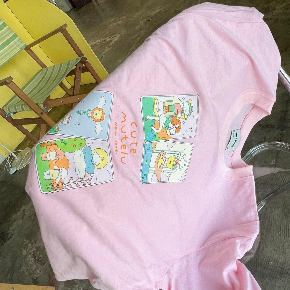 mutelu 💖🪡 สายมูห้ามพลาดนะค่า
เสื้อยืดรุ่น comfy cotton 100%  order pls

168-.