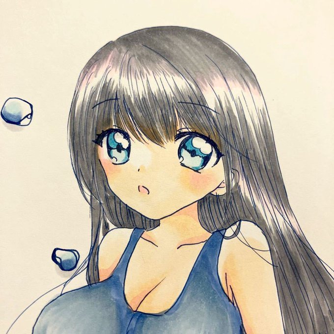 優先配送 手描きイラスト オリジナル 水着 女の子 Realcoffeebagco Com