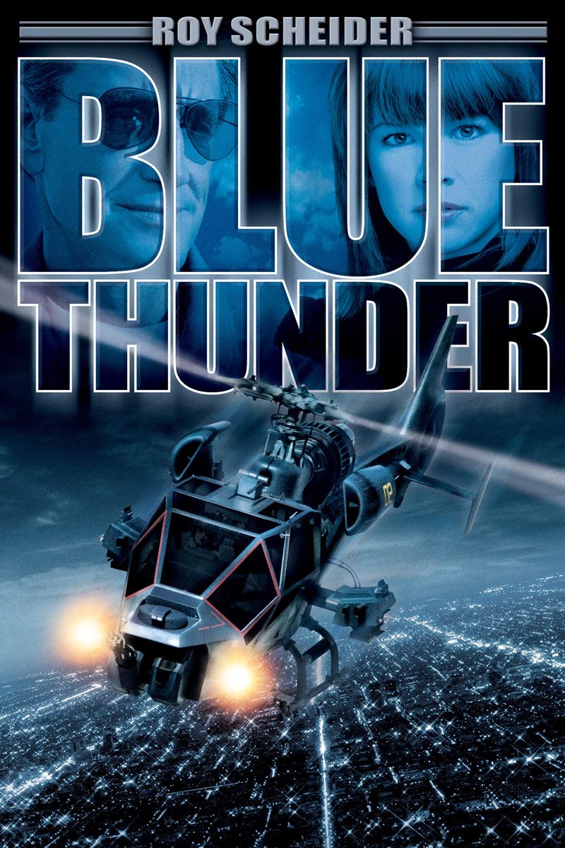 Thomp_Martin's tweet photo. #NowWatching Blue Thunder #BlackDogHomework #NiceChopper https://t.co/NmPp9nOR4z