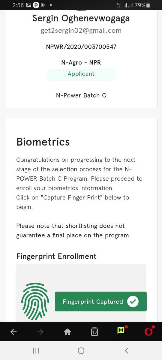 CourageOnajite's tweet photo. @npower_ng Sergin Oghenevwogaga was shortlisted but no verification details showing on his dashboard. Attached are the screenshot of his dashboard.  NPWR/2020/003700547. https://t.co/xRRUpRKD4s
