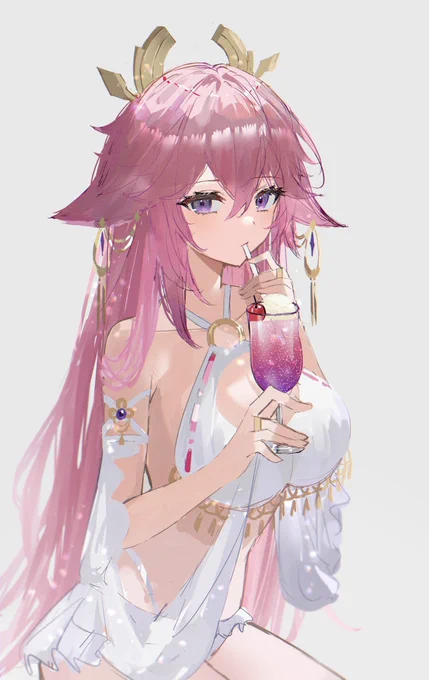 67日目、八重神子

 #原神  #yaemiko  #八重神子生誕祭2022  #100日チャレンジ 