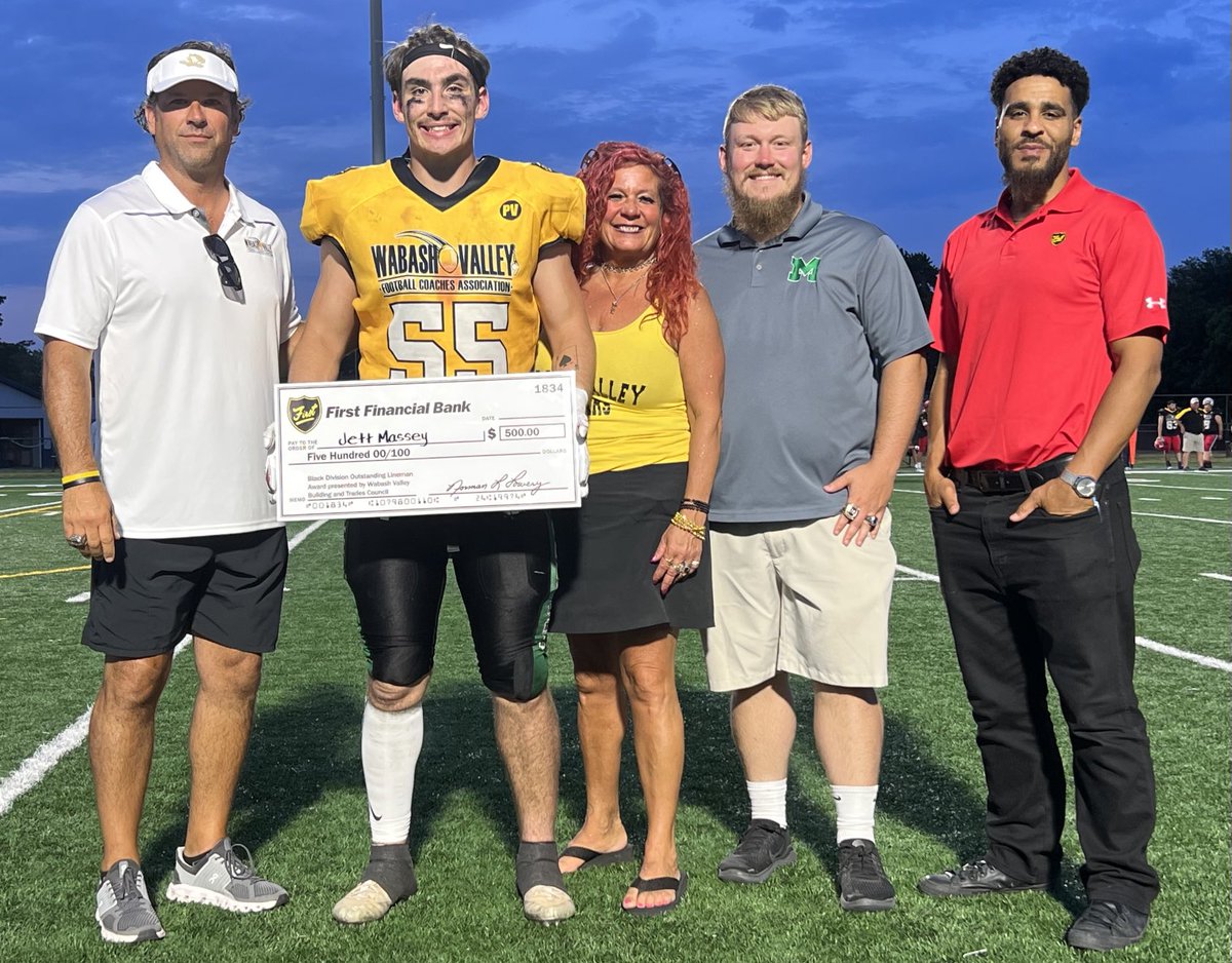 WVFCA (@wabashvalleyfb) on Twitter photo Congratulations to Jett Massey of Monrovia for winning the Central Wabash Valley Building & Trades Outstanding Lineman Award Congratulations to Jett Massey of Monrovia for winning the Central Wabash Valley Building & Trades Outstanding Lineman Award