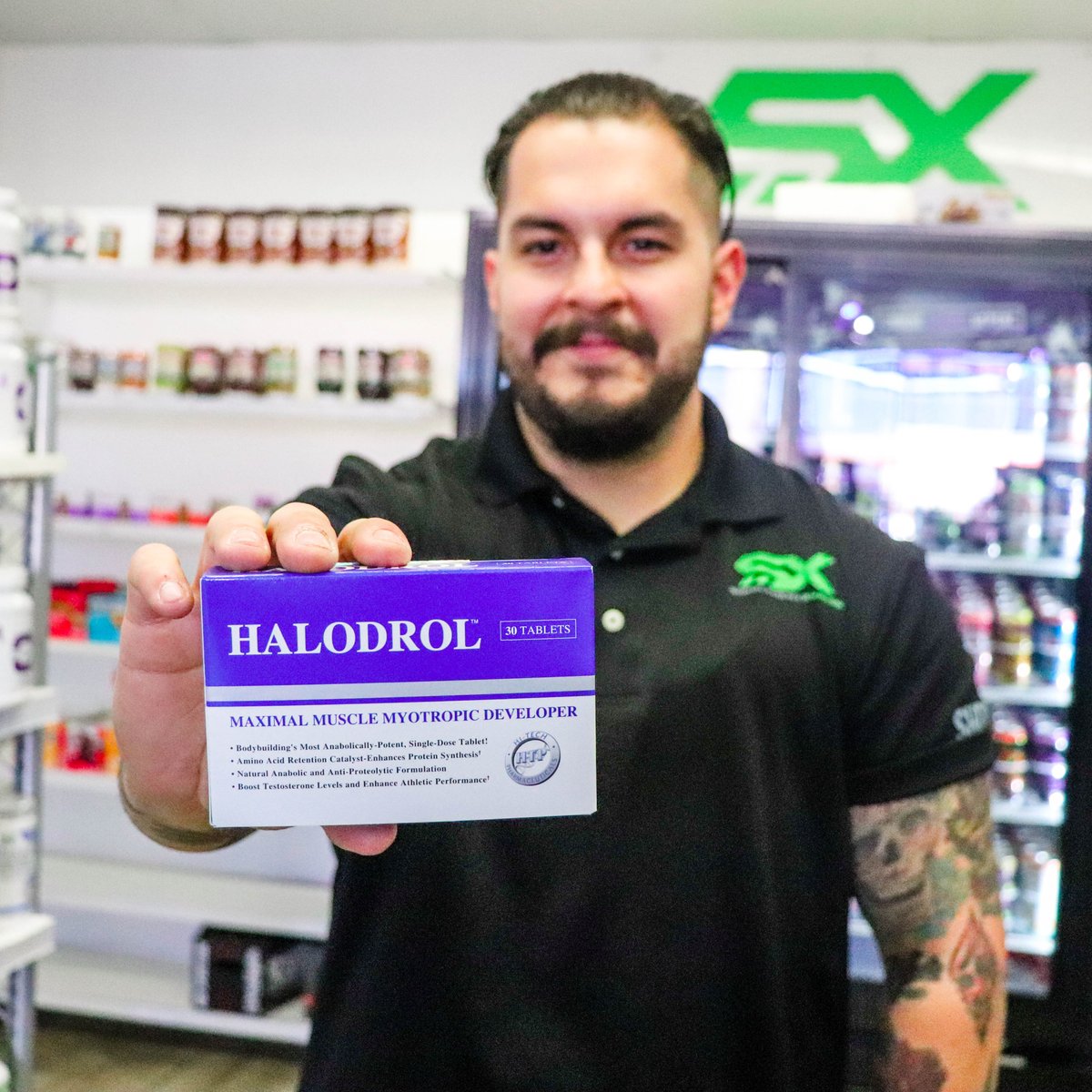 Halodrol includes 4-androstene-3b-ol, 17-one, which has been shown to convert to Testosterone. 4 androstene-3b-ol, 17-one is a naturally occurring DHEA isomer. 🧬 It helps: decrease fat deposition, increase male sexual performance and increases muscle growth. 🏋️💪