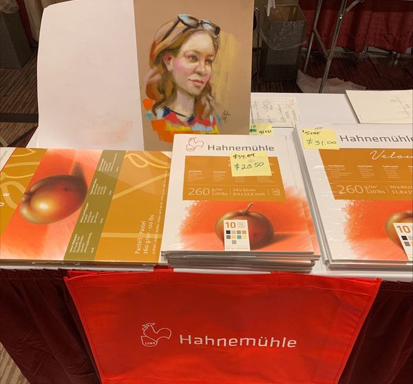 Hahnemuehle_USA's tweet photo. There’s still time to visit our booth and meet colleague Joe Domeier at the IAPS Convention this weekend. THE BIGGEST PASTEL PARTY ON THE PLANET...Today (6/26) is the last day.
https://t.co/t0dm3ew1km.
#Hahnemuehle, #Ingrespaper, #Velourpapr https://t.co/LqcfZPbR8Z