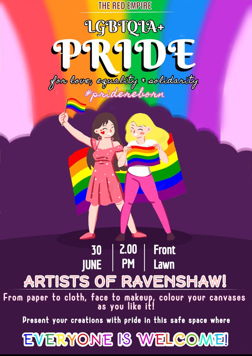 _TheRedEmpire_'s tweet photo. This is a great opportunity for artists to show cast their talent
Make sure to not miss it!!!!
#pridereborn
#Pride2022
#theredempire https://t.co/7DjefeK413