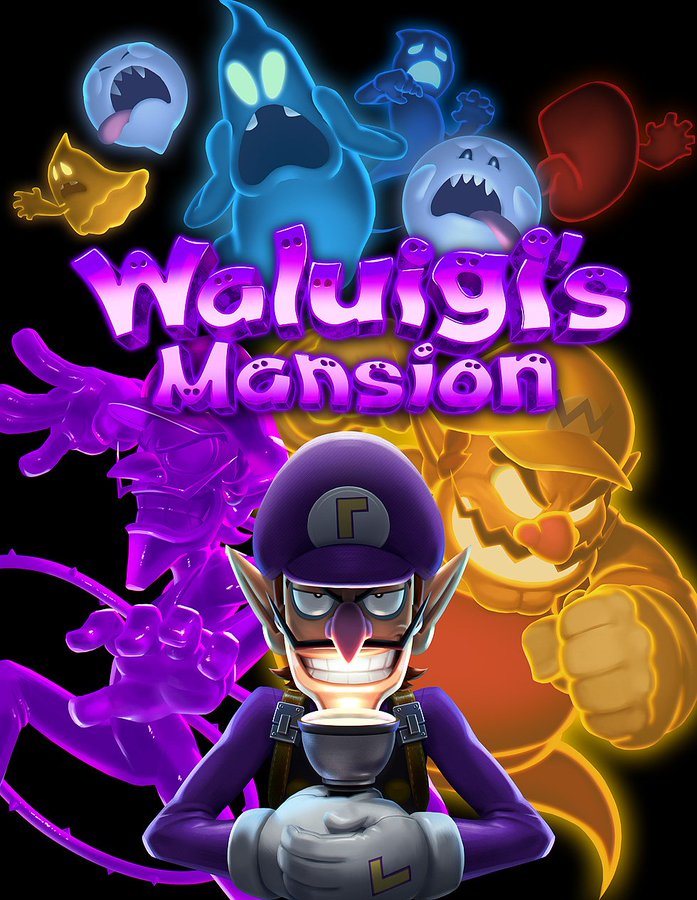 Random: Artist Envisions A Luigi's Mansion Game Waluigi | Nintendo Life