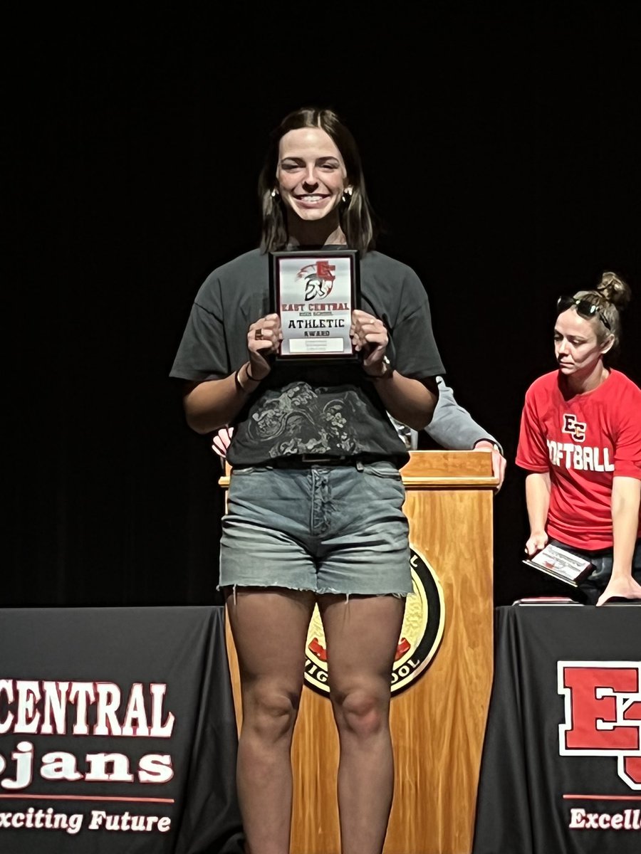 EC Lady Trojan Softball Most Improved: Kerigan Schuck and Brynn Wilhelm. Hard working and great attitudes!  They will have great senior years!!  #WeAreEC