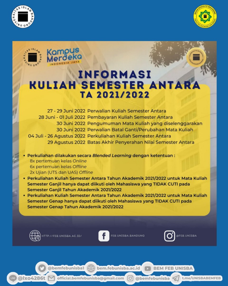 BEM FEB UNISBA tweet media