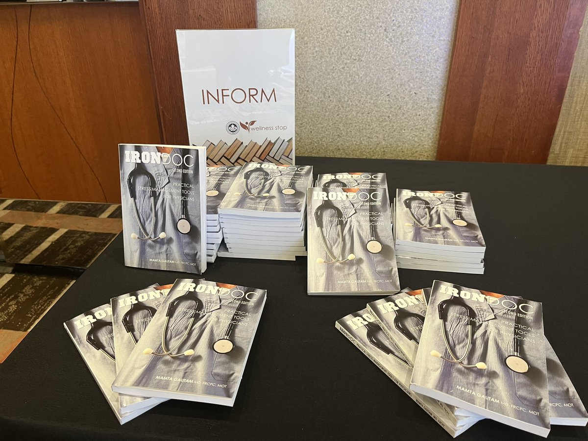 The Gideons Bible of physician wellness at #CUA22 <a href="/PEAKMD/">Dr. Mamta Gautam</a>