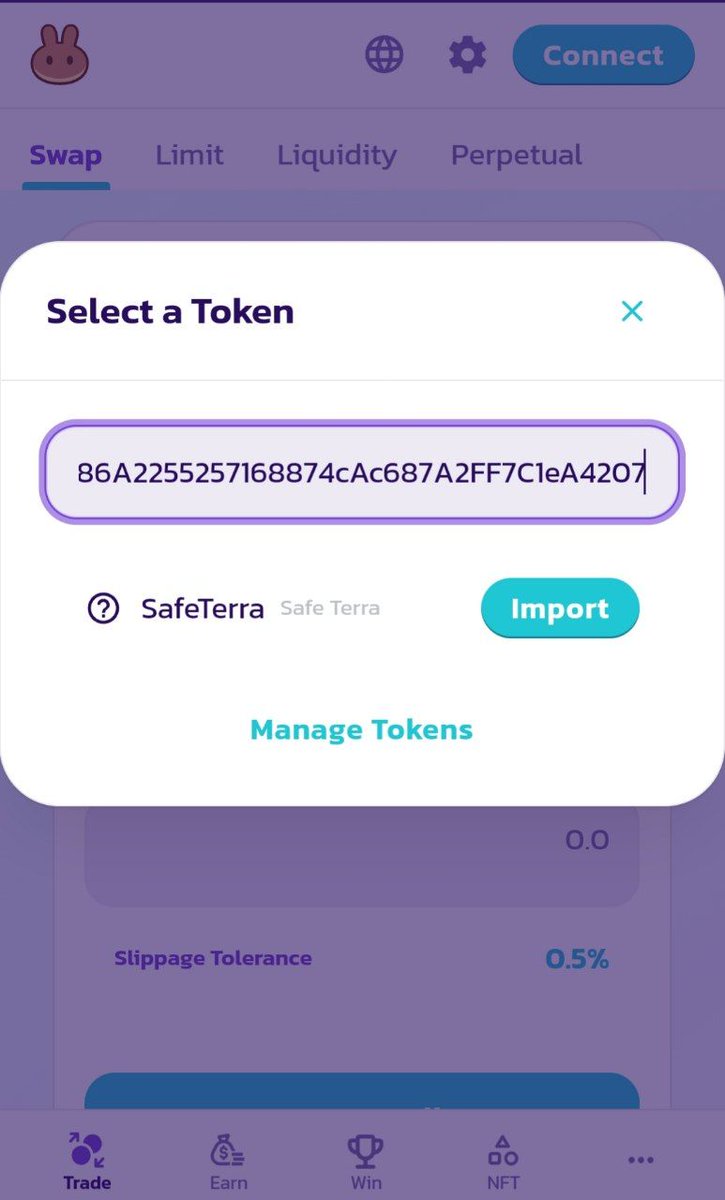 🥞You can #Swap in #pancakeswap
🔹️import it by contract address:
0x2B9ab86A2255257168874cAc687A2FF7C1eA4207🔹️
♦️Bnb/SafeTerra
pancakeswap.finance/swap?outputcur…
SafeTerra will be listing in #CoinMarketCap, So HOLD it and do not sell now.