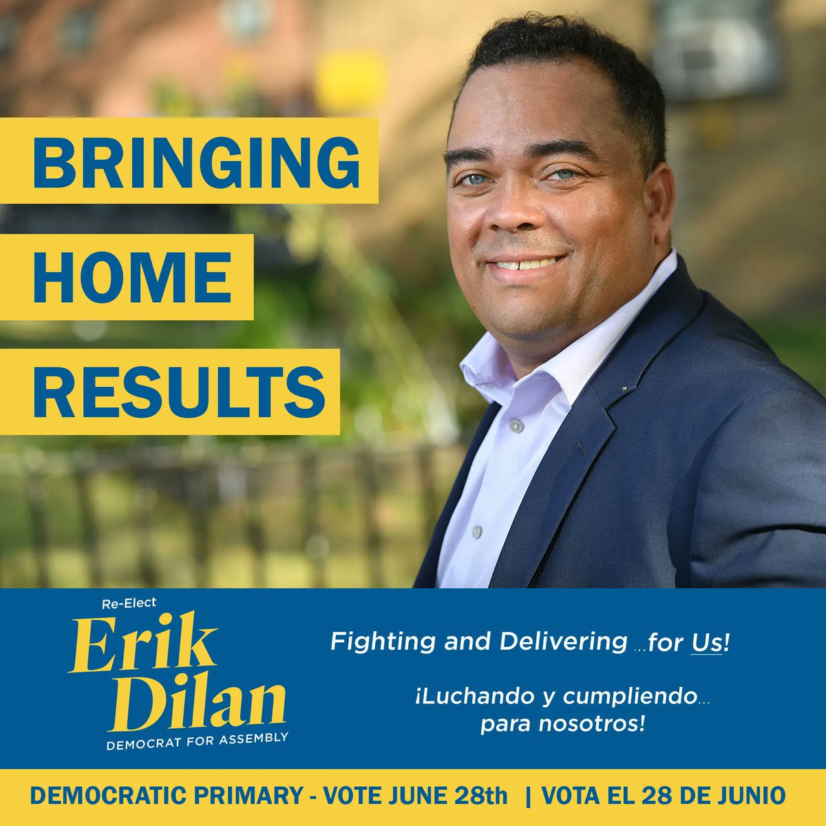 BRINGING HOME RESULTS
Dilan passed:
• The New York State Climate Leadership and Community Protection Act, which promotes environmental justice by setting aside 35% of clean energy and
energy efficiency funds to invest in projects in disadvantaged neighborhoods (Ch. 106 of 2019)