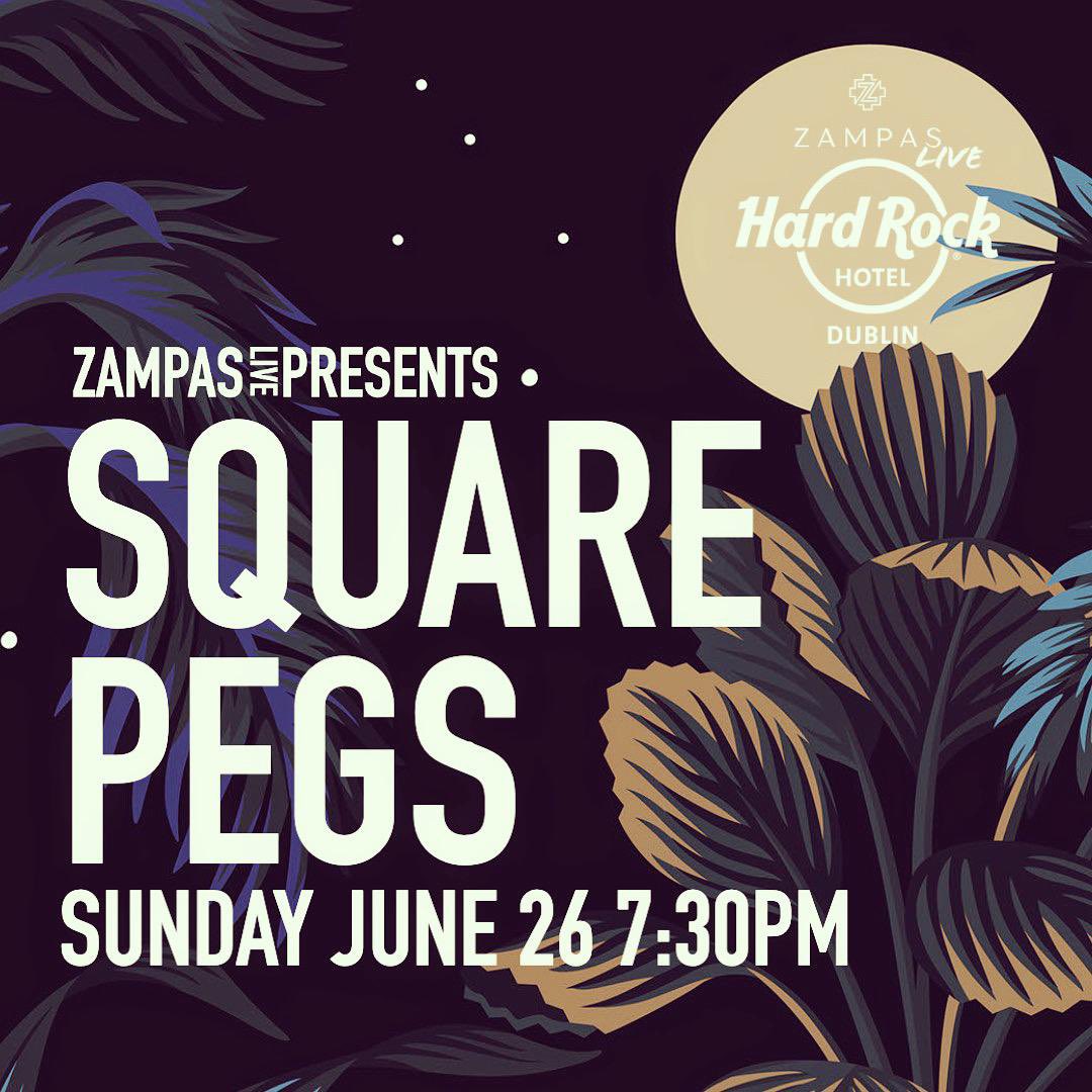 A quick reminder that Square Pegs will be playing the Hard Rock Hotel, Temple Bar from 7.30 - 9.30 pm this evening. See you there!