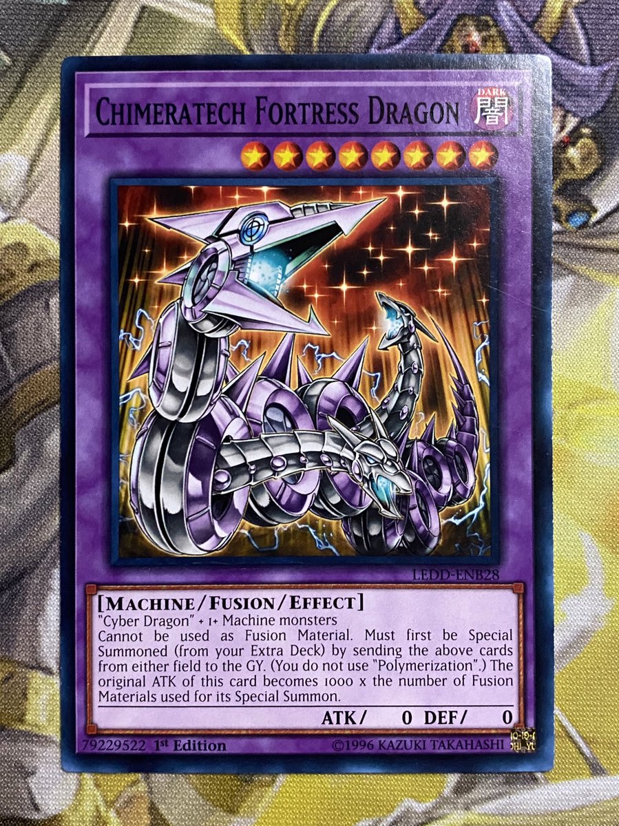 MageAmazed's tweet photo. #GXJune - #CardOfTheDay, Day 26: Chimeratech Fortress Dragon! In the midst of battle, there is no stronghold that Zane Truesdale and his Cyber Dragon Deck cannot overcome! 🤖 #YuGiOh #YuGiOhGX
https://t.co/k17hiqzP3A https://t.co/F5fe3PqQjZ