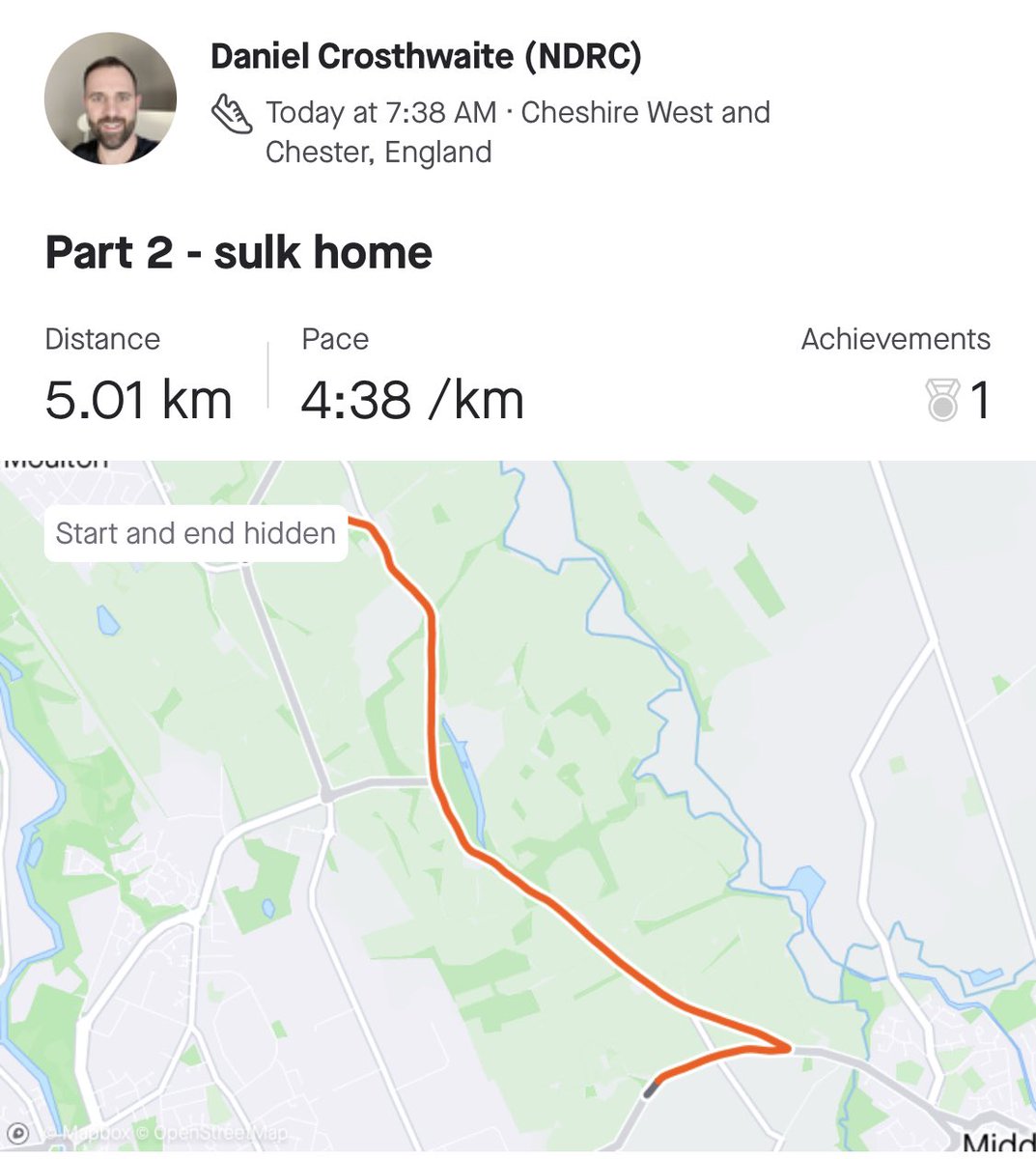 Attempting a tempo 10k after having tonsillitis and not training for pretty much a week was a terrible idea and I failed miserably 🤦🏻‍♂️

Back at it this week! A right pain how much you can lose in a short period of time!

#run #running #10k #temporun