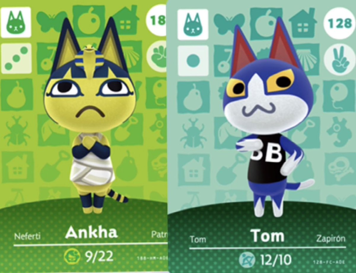 cuteostate's tweet photo. I need everyone’s help with voting on who is the Cutest Cat villager in animal crossing? This is Ankha vs Tom who do you think is cuter? 
#vote #acnh #animalcrossing #NintendoSwitchOnline 
#TikTok 
https://t.co/4pDR8LeYFV https://t.co/sN48iU7UjZ