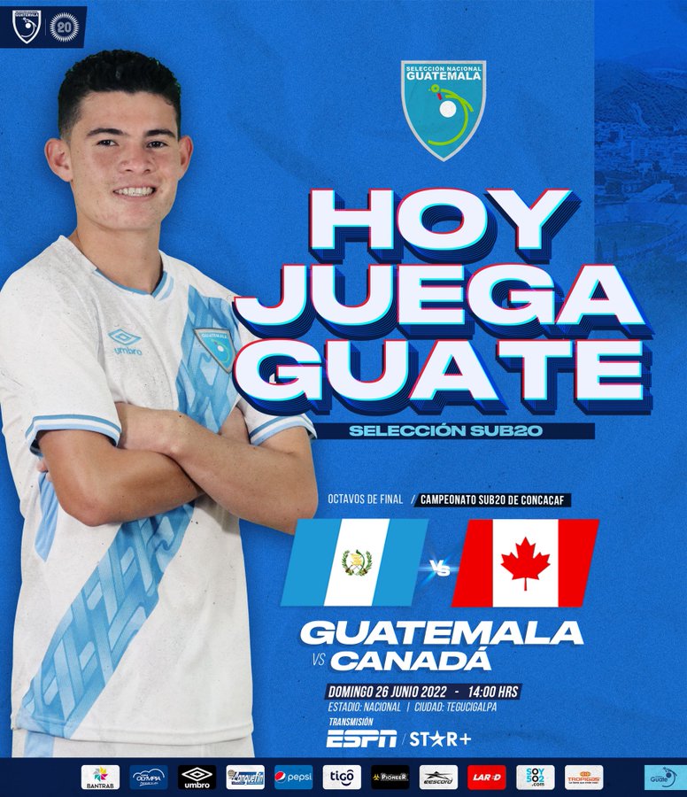 ¿Cuándo va jugar Guatemala vs Cañada?