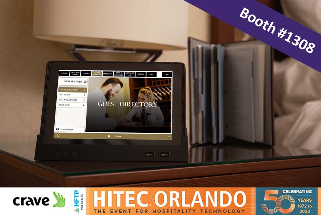 HITEC starts tomorrow!

We will be exhibiting our award winning #inroom tablets at #HITECOrlando at booth #1308, book a meeting with us there! >> bit.ly/3ODsLPJ  

#Hotelservice #hoteltablets #Hotelier #Guestservice #hoteltechnology #network