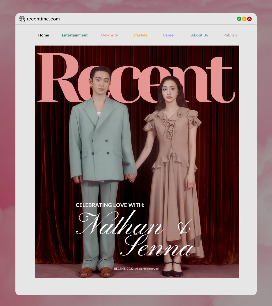 ㅤ

     CELEBRATING LOVE WITH:
     NATHAN &amp; SENNA

     RECENT — Sunday, 26 June 2022
     Read here: tiny.cc/RECENT7

ㅤ