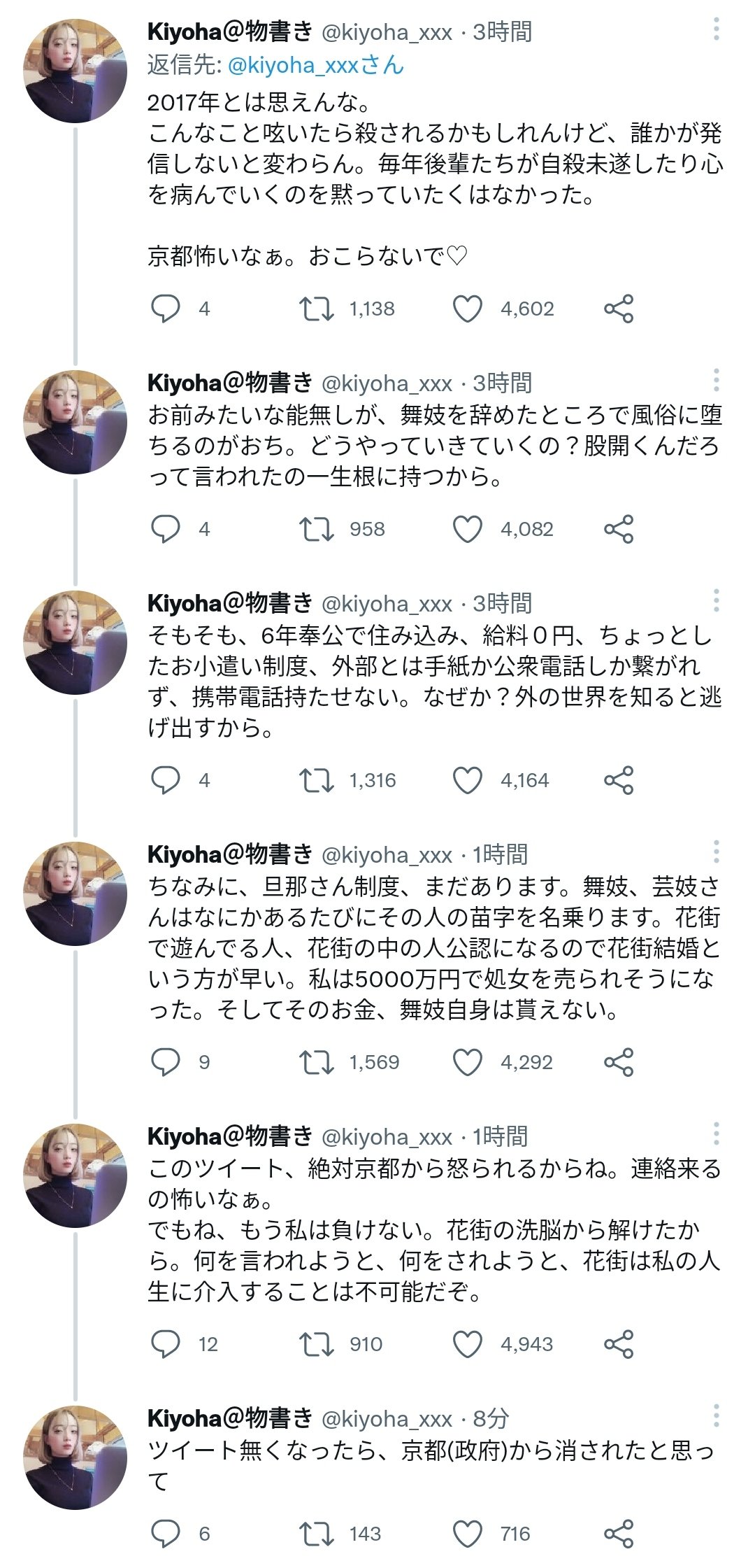 Kiyohaが舞子の闇実態を暴露！お風呂入り混浴や飲酒や自殺未遂の過去？｜TrendWatch