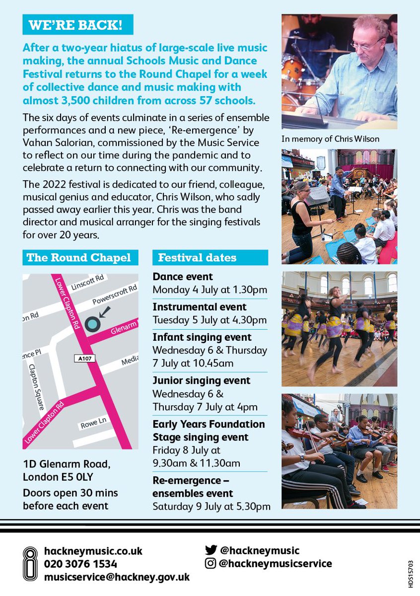 We’re back! Our first face to face annual Schools Music &amp; Dance Festival for 2 Years - so excited!