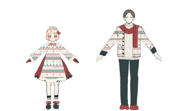 ペアルックにしたかったんです 