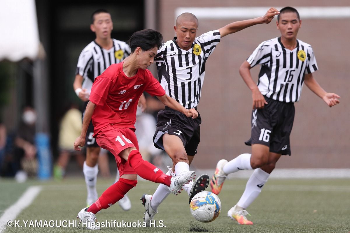 東福岡ウインドブレーカー児玉愁都選手着用 写真館】2022球蹴男児U-16リーグDivision1（第1節） 東福岡－長崎総